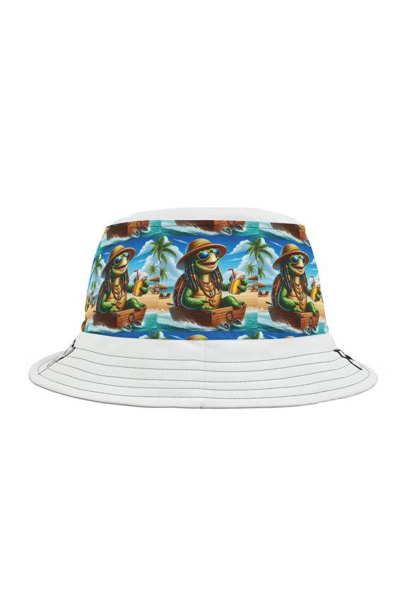 SaltwaterRagz BOX-SURFER TURTLE Bucket Hat