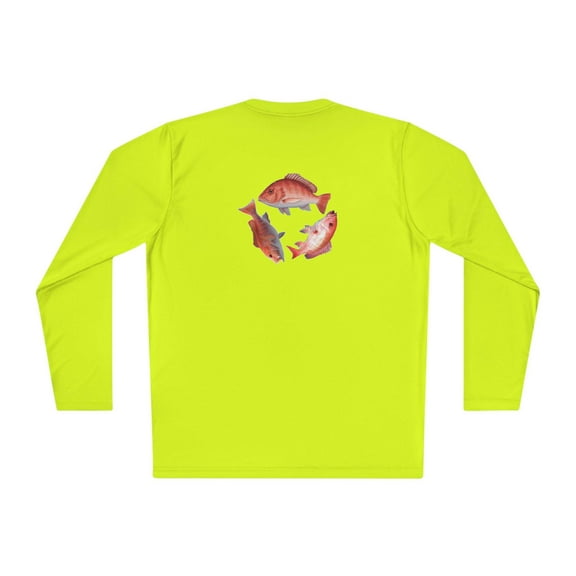 SaltwaterRagz SNAPPER Graphic T-Shirt – Soft Cotton Classic Fit for Men, Women, and Kids Shirts - Neon Yellow