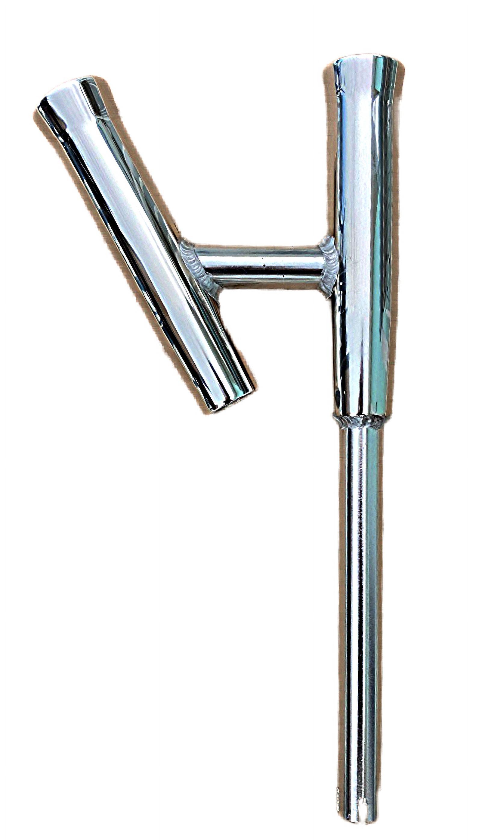 Salty Adventures 2Way Fishing Rod Holder (Clear Anodize) Kite Rod