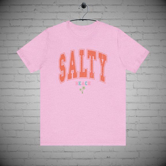 Salty Beach shirt, Summer top, Beach tee, Nature lover Gift, Lake Fan Gift