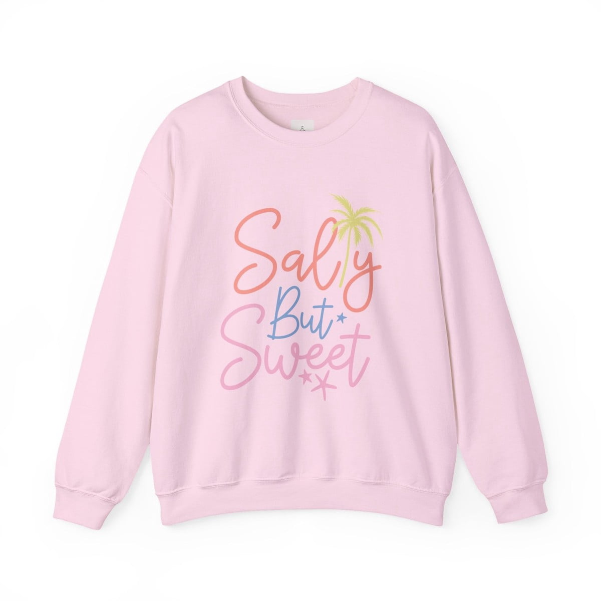 Salty But Sweet Palm Script Beach Vibes Men's Graphic Sweatshirt ...