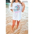 thumbnail image 1 of Salty But Sweet Shirt, Coastal Wave Tee, Floral Beach Shirt, Ocean Lover Gift, Casual Summer Vacation Tee, 1 of 2