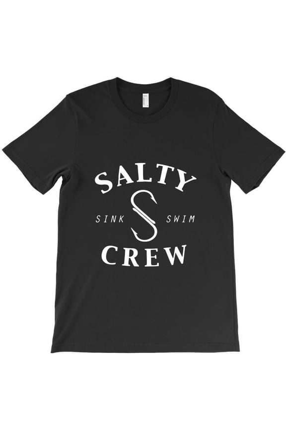 Salty Crew Funny Fishing Boating Surfing Graphic Novelty H32733 T-Shirt, for Men and Women, Up to Size 5XL