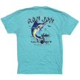 thumbnail image 1 of Salty Crew Men's X Ron Jon Surf Shop Marlin Graphic Short Sleeve Tee (Large, Sea Foam), 1 of 3