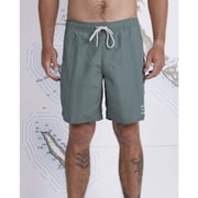 Salty Crew Quiver 18 Elastic Boardshorts - Fatigue Green - Small