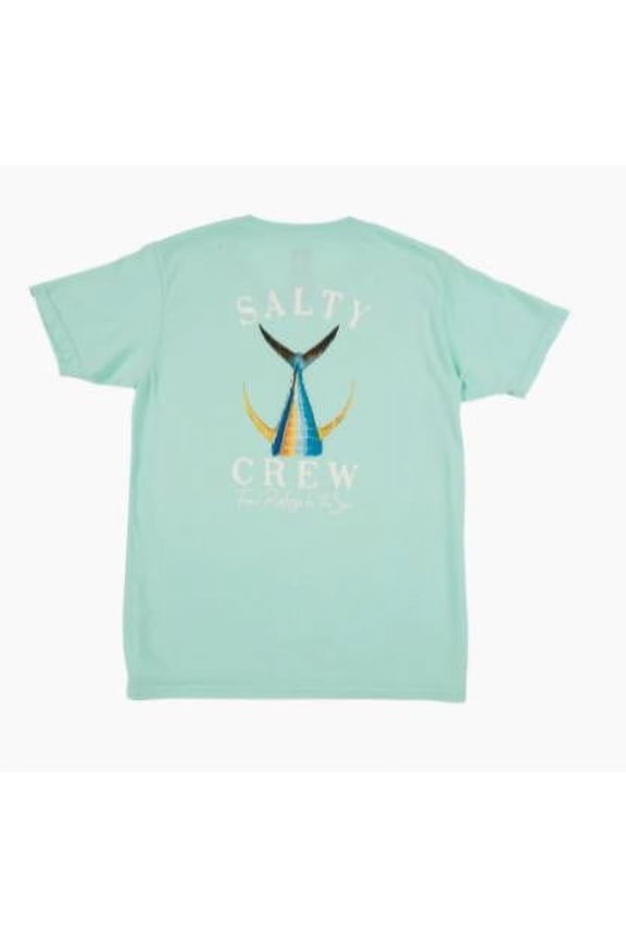 Women's Tailed Boyfriend Relaxed Fit Premium Tee T-Shirt (Medium, Sea Foam)