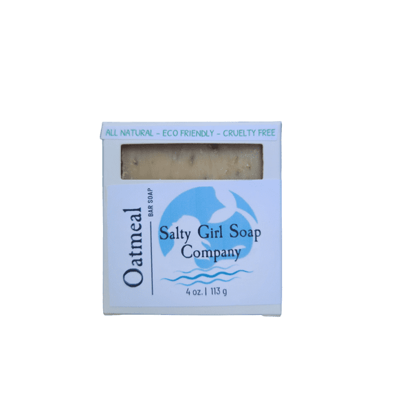 Salty Girl Soap Co, Unscented Soap Bar, Oatmeal Soap Bar, Natural Skin Care