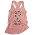 thumbnail image 1 of Salty Hair And Sandy Toes Tank Top, Ladies Racerback Tank Top, Beach Tank, Vacation Tank, Vacay Tank, Desert Pink, X-Large, 1 of 3