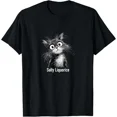 thumbnail image 1 of Salty Liquorice Cat Feline Humor Design Gift For Parent Partner Unisex T-Shirt, up to Size 5XL, 1 of 2