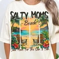 thumbnail image 1 of Salty Mom Beach Club Shirt, Hot Mama Summer Shirt, Palm Hibiscus Shirt, Beach Lake Vibes, Summer Vacation TH060608, 1 of 5