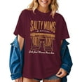 thumbnail image 1 of Salty Moms Beach Club T-Shirt – Girls Just Wanna Have Sun Vacation Graphic Tee, 1 of 6