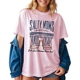 thumbnail image 1 of Salty Moms Beach Club T-Shirt – Girls Just Wanna Have Sun Vacation Graphic Tee, 1 of 6