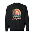 thumbnail image 1 of Salty Soul Summer Vibes Beach Vacation Ocean Quote Graphic Sweatshirt, for men & women, up to size 5XL, 1 of 3