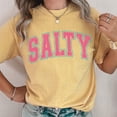 thumbnail image 1 of Salty T-shirt, Salty Shirt, Retro Varsity Shirt, Summer Vibes Shirt TH060649, 1 of 5