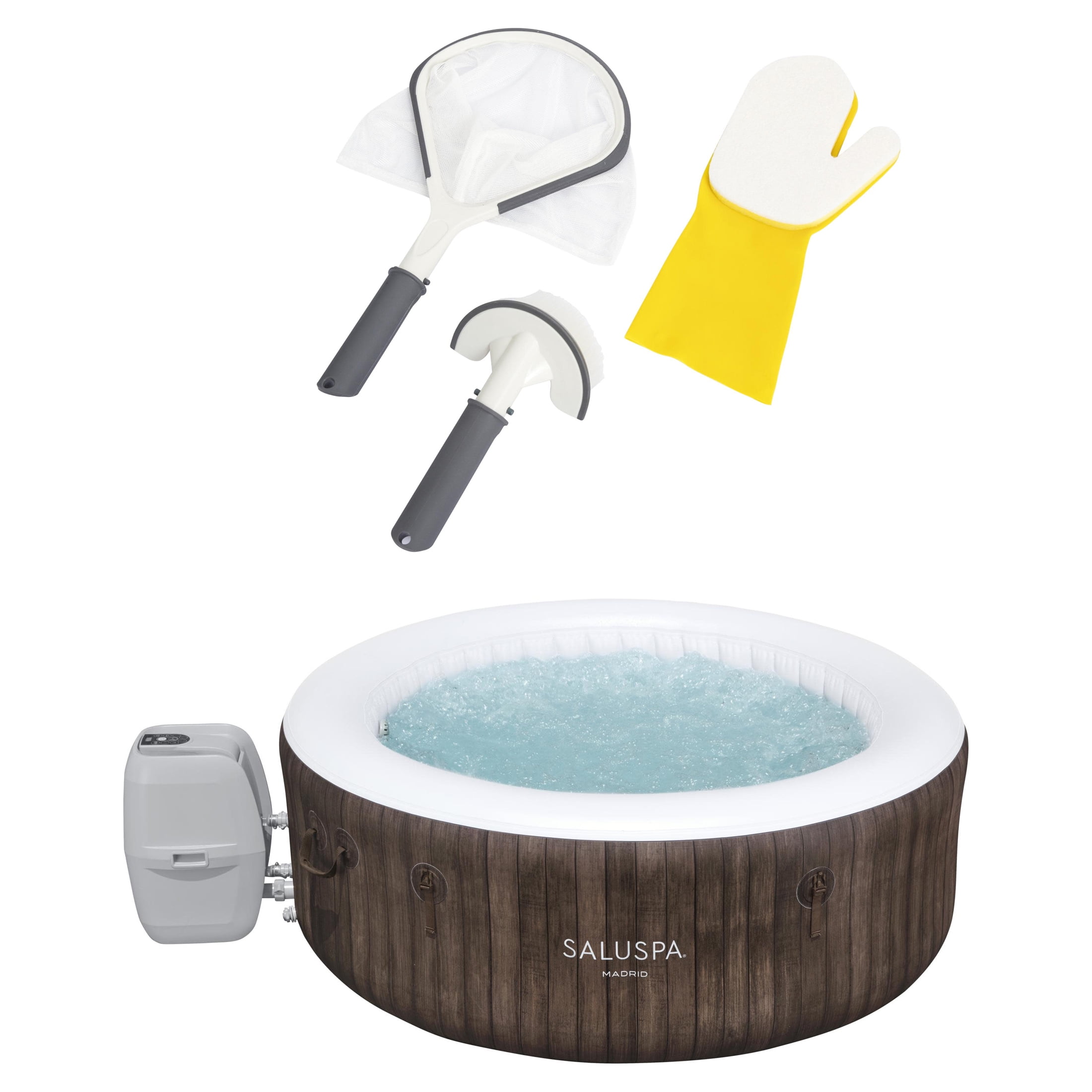 SaluSpa Madrid Air Jet Spa and SaluSpa All in One Spa Cleaning Tool Set