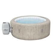 SaluSpa Santa Monica Energy-Efficient Smart AirJet Inflatable Circle Hot Tub with App-Control 2-4 Person with Pump #P09144