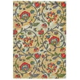 thumbnail image 1 of Saluda Spiral Botanical Rug, Bright Red/Green, 2ft - 2in x 4ft Accent Rug, 1 of 3