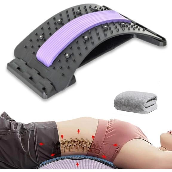 Saludea Spinecomfort Back Stretcher, 2025 New Saludea Spine Comfort Back Stretcher, While 102 Acupressure, 3-Level Adjustable, Ergonomic Design, Portable Durable, for Sofa, Chair, Car, Lying (D)