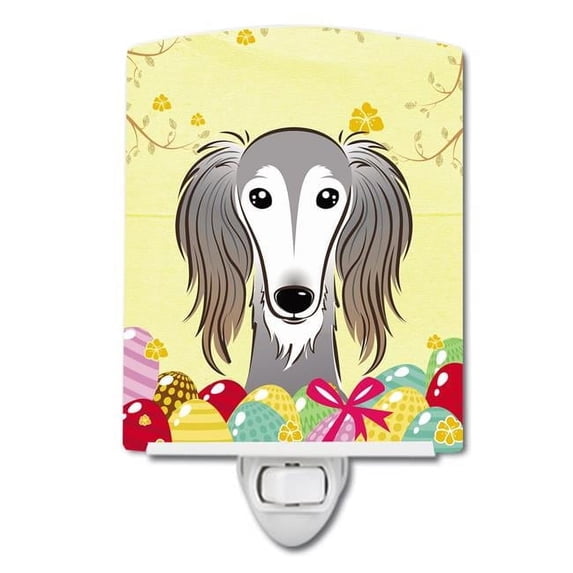 Saluki Easter Egg Hunt Ceramic Night Light