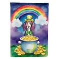 thumbnail image 1 of Saluki St Patrick's Day Garden Flag 11.25 in x 15.5 in, 1 of 5