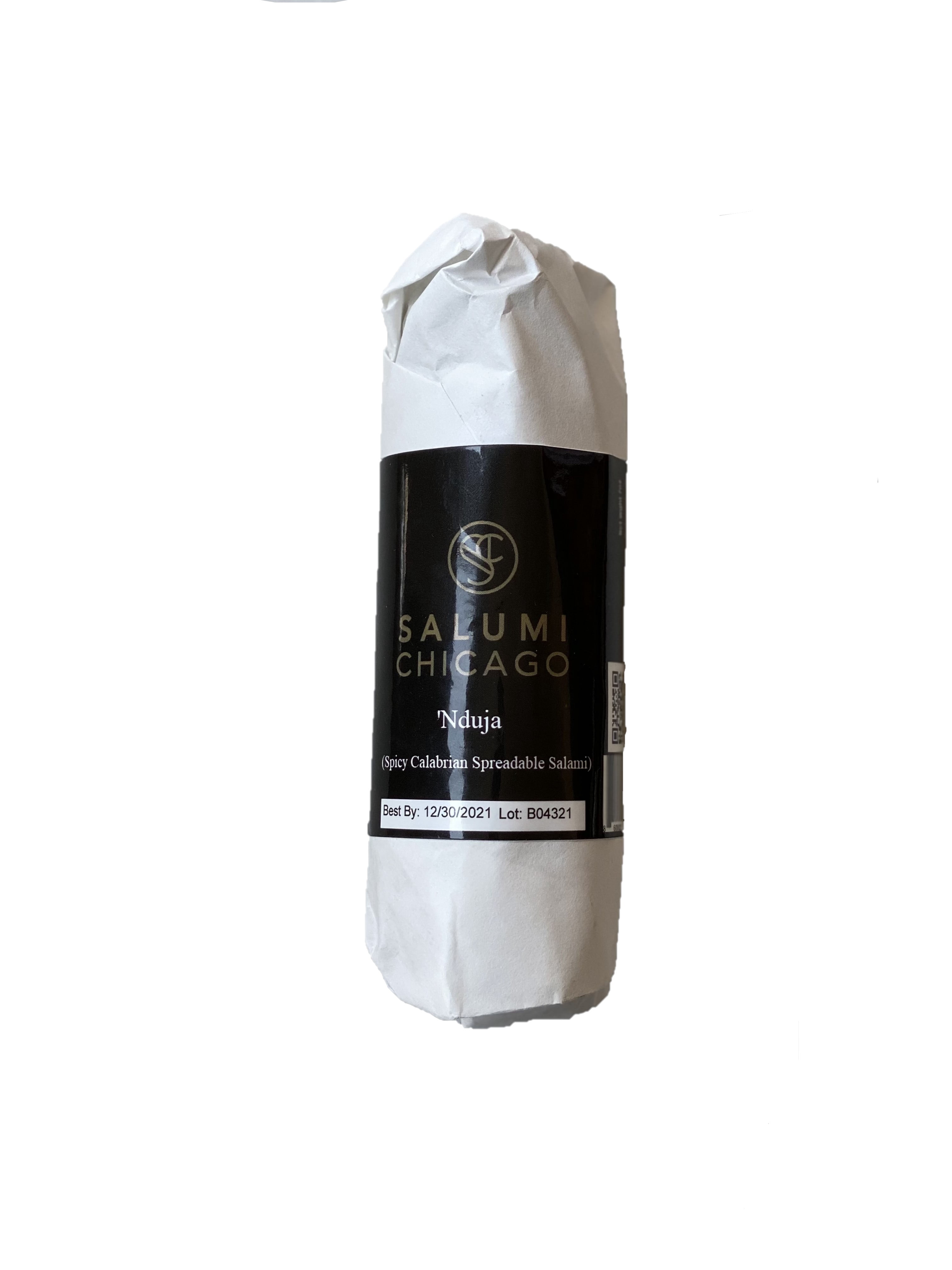Salumi Chicago Traditional Nduja - Spreadable Calabrian Chili Pepper Salami (7 oz)