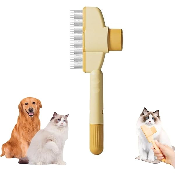 Curated visual reference: Silicone Flea Brush For Cats Reference: Saluqifa 2025 New Zenbrush Cat Comb Self Cleaning Pet Flea