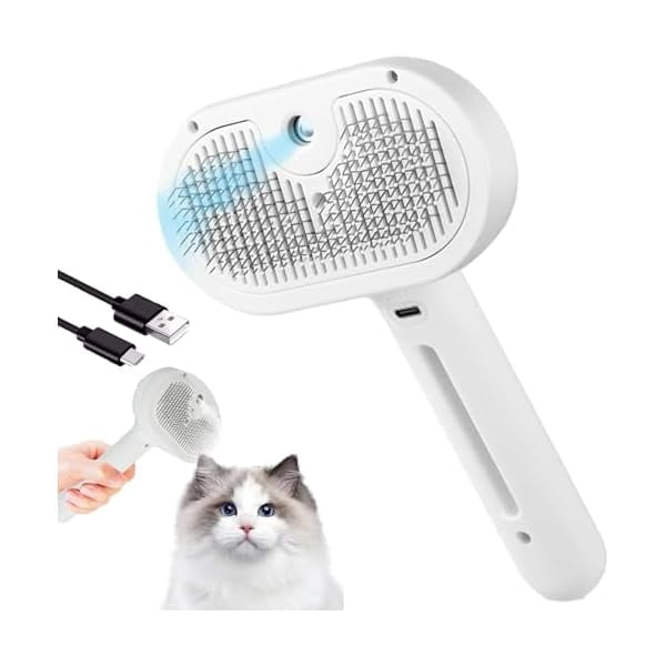 Saluqifa Magic Wand for Pet Hair, Pet Steam Hair Comb Brush for ...