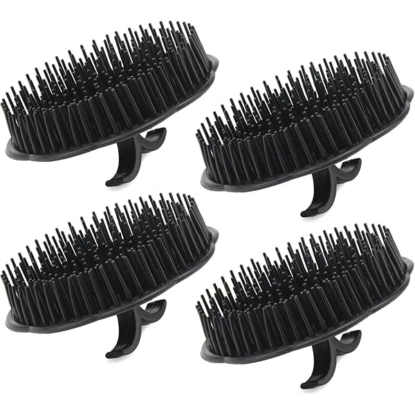 Saluqifa Mens Shampoo Brush, 4pcs Scalp Massage Brushes, Massage Hair ...