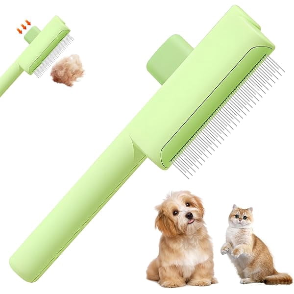 Saluqifa Pet Hair Removal Comb Flea Comb 2025 New Cat Grooming Brush saluqifa-pet-hair-removal-comb-flea-comb-2025-new-cat-grooming-brush