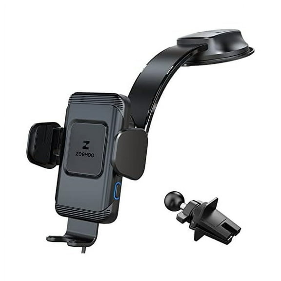 Saluqifa Wireless Car Charger,15W Fast Charging Auto-Clamping Car Mount,Windshield Dash Air Vent Phone Holder for iPhone 15 14 13 12 Mini 11 Pro Max XS XR