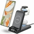 thumbnail image 1 of Saluqifa Wireless Charger Stand for Google Pixel Watch 1 (Not for Pixel Watch 3/2), 703G, 3 in 1 Charging Station for Pixel 9 Pro Fold/9 Pro/9 Pro XL/9/8 Pro/8a/8/7/Pro/7/6/6 Pro & Pixel Buds Pro 2, 1 of 1