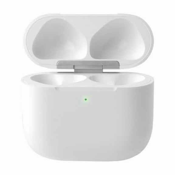 Saluqifa Wireless Charging Case Compatible with AirPod 4th Generation Charger Replacement for Charging Case with Bluetooth Pairing Sync Button, White
