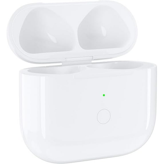 Saluqifa Compatible for AirPods 4th Charging Case, Wireless Charging Case for AirPod 4 Charging case, Type C Charger Port, Bluetooth Pairing Sync Button (No Earbuds)