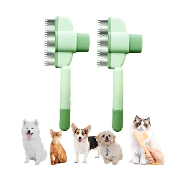 Saluqifa Zen Brush For Cats, Zenbrush™ Cat Comb - Removes Fur ... - Flea Combs To Stop Twitchy Vibrations In Short Hair Breeds