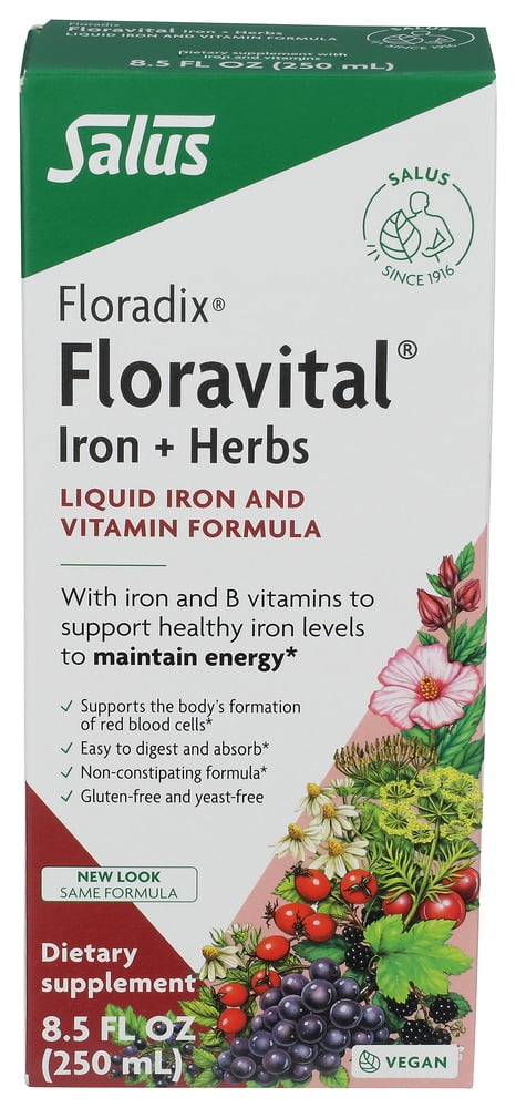 Salus Floravital Iron Herb Yf 8.5 Fl Oz
