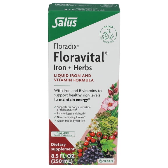 Salus Floravital Iron Herb Yf 8.5 Fl Oz
