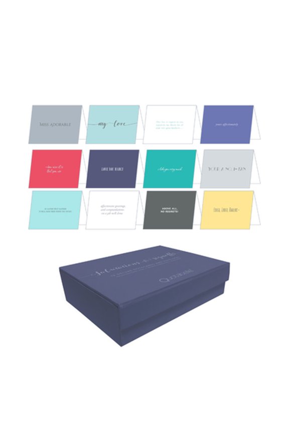 Pre-Owned Salutations & Signoffs Notecards: 12 Deluxe Notecards & Envelopes (Hardcover) by Quotabelle, Pauline Weger, Alicia Williamson