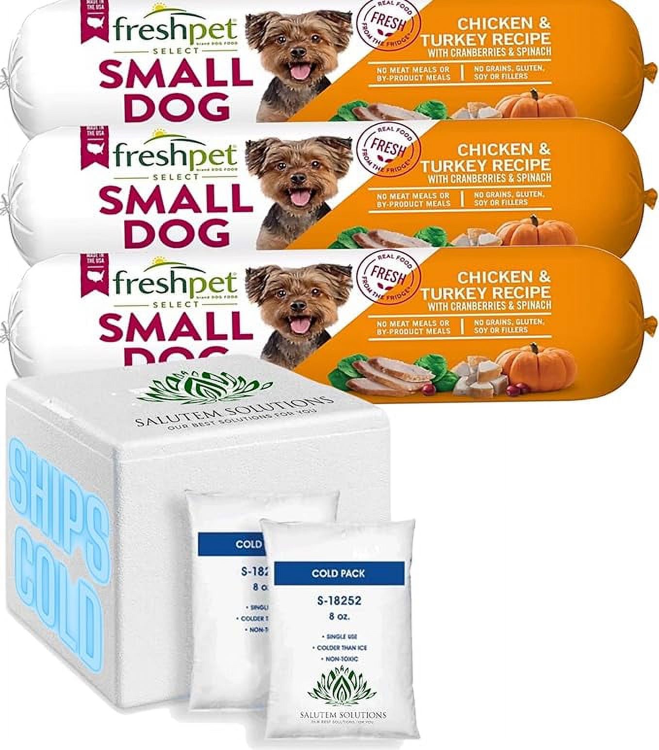Salutem Vita™ Freshpet Select Roll Small Wet Dog Chicken & Turkey