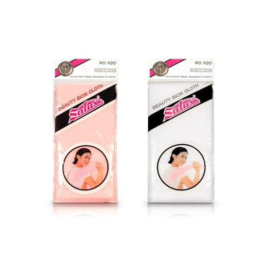 Salux Bath Towel Peach White Count Pack