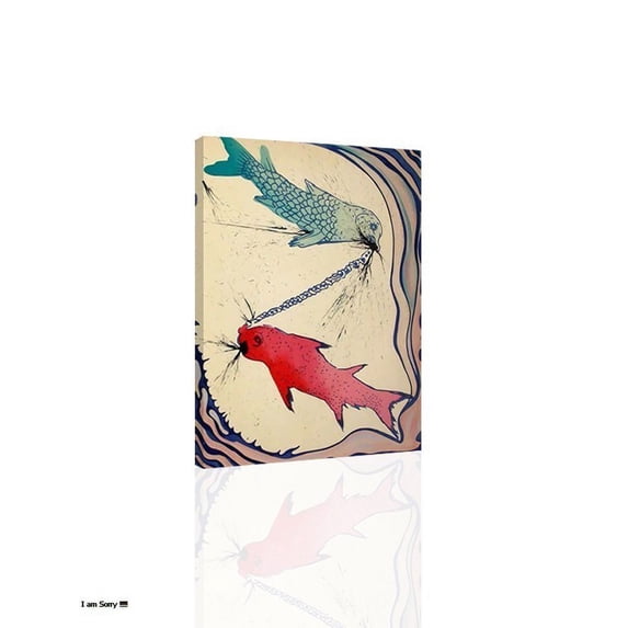 Salvador Dalì - Pisces - Canvas OR Print Wall Art