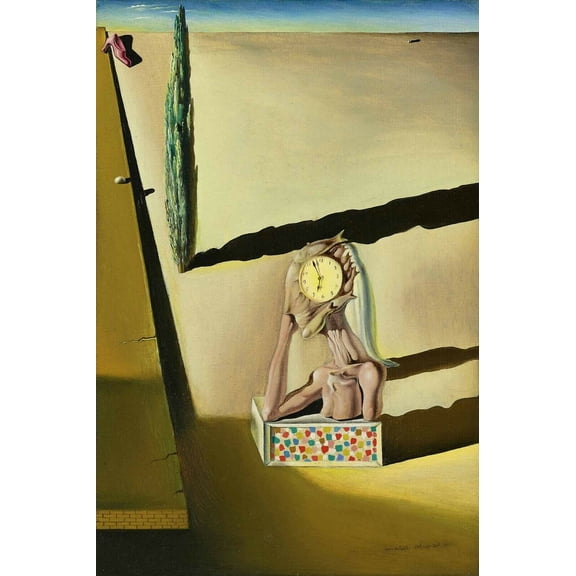 Salvador Dali 1930 La Femme-Poisson - Canvas OR Print Wall Art