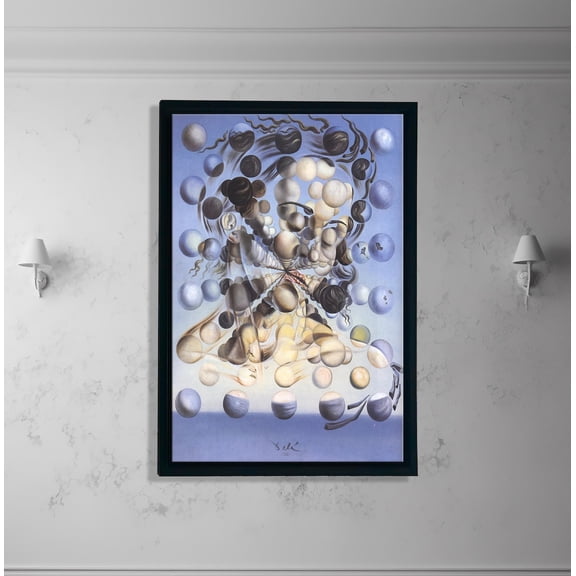 Salvador Dali Artwork, Gala Placidia Postered, Surrealist Art, Gift, Famous, Salvador Dali Wall Decor, Art, Home Decor, 24x36 UNFRAMED