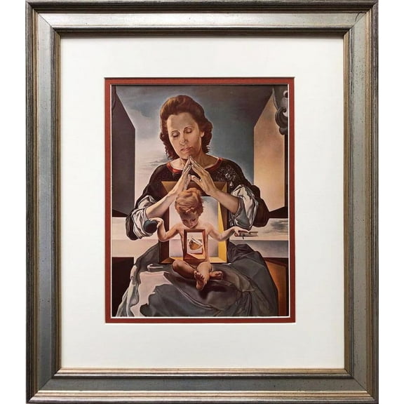 Salvador Dali "Madonna of Port Lligat" (detail) CUSTOM FRAMED ART Generic