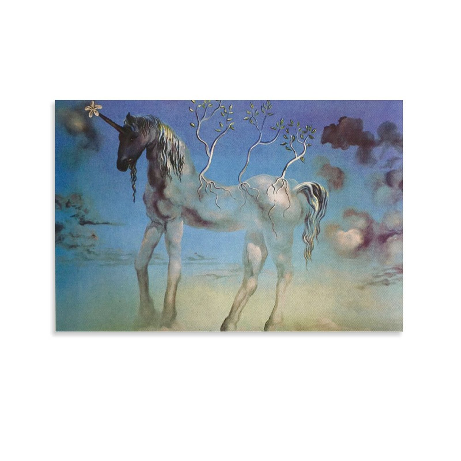 Salvador Dali Poster Unicorn Canvas Wall Art Prints Poster Gifts Photo ...