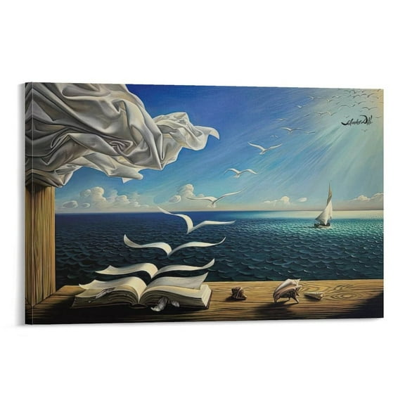 Salvador Dali Posters (14) Gifts Canvas Painting Poster Wall Art Decorative Picture Prints Modern Decor 12x18inch(30x45cm)
