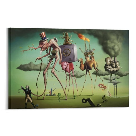 Salvador Dali Posters (36) Picture Print Canvas Poster Wall Paint Art Posters Decor Modern Home Artworks Gift 16x24inch(40x60cm)