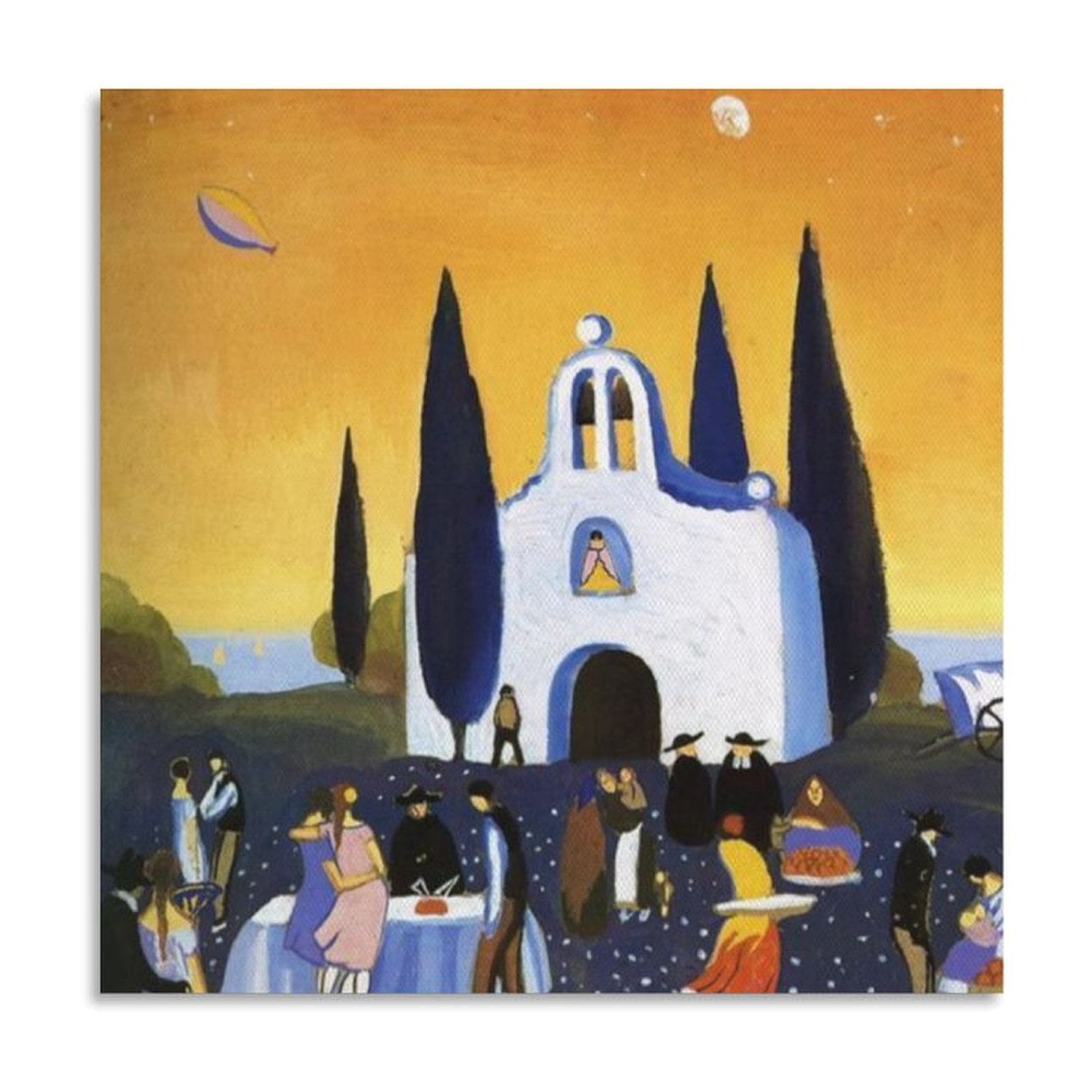 Salvador Dali Print Painting Romeria Pilgrimage Posters Art Print Wall ...