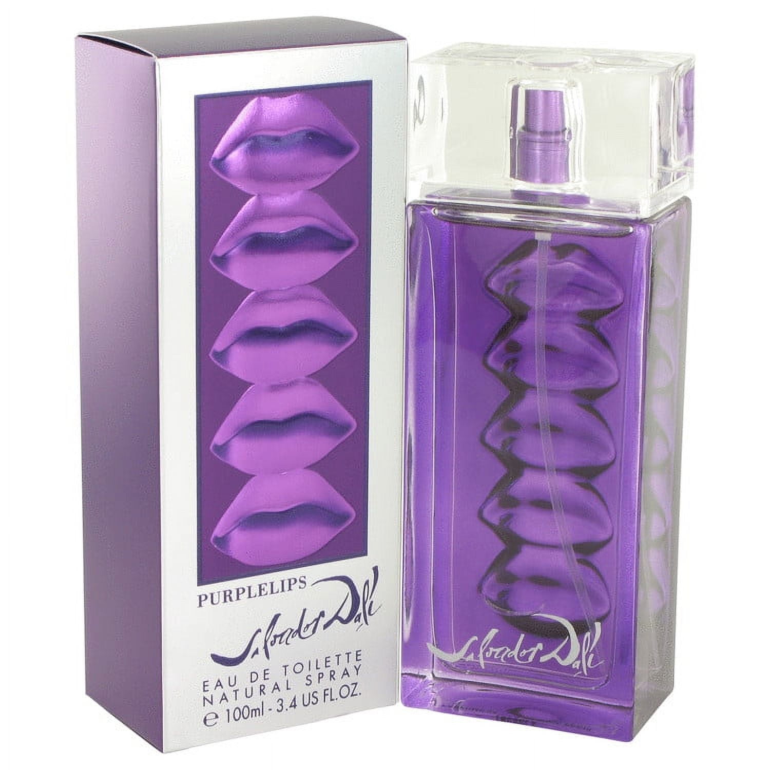 Salvador Dali Purple Lips Eau De Toilette Spray for Women 3.4 oz