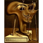 Salvador Dali Soft Self-Portrait - CANVAS OR PRINT WALL ART