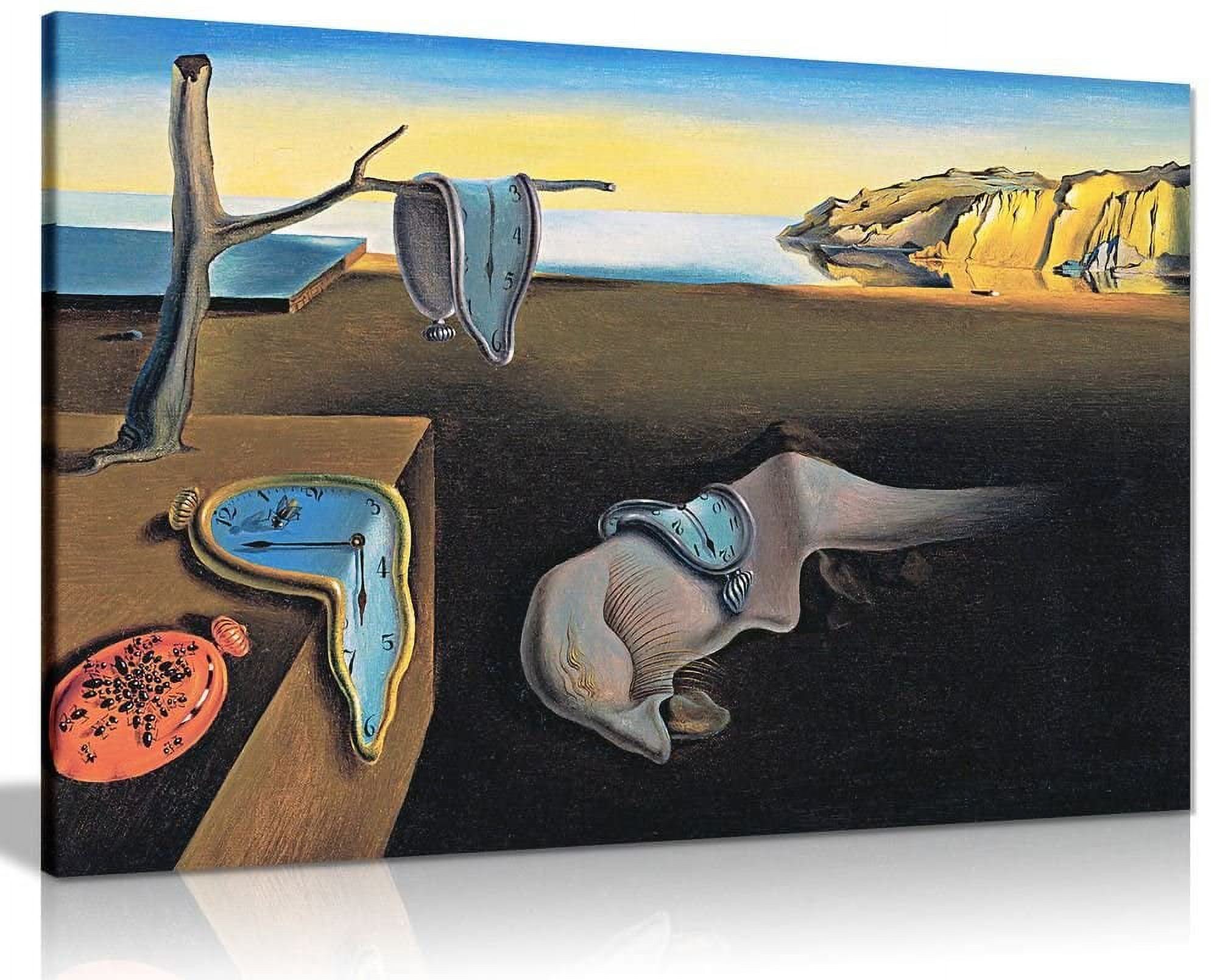Salvador Dali Wall Art Dalí Persistence of Time Framed Painting Canvas Art For Bedroom Livingroom Decoration Ready to Hang - image 1 of 7